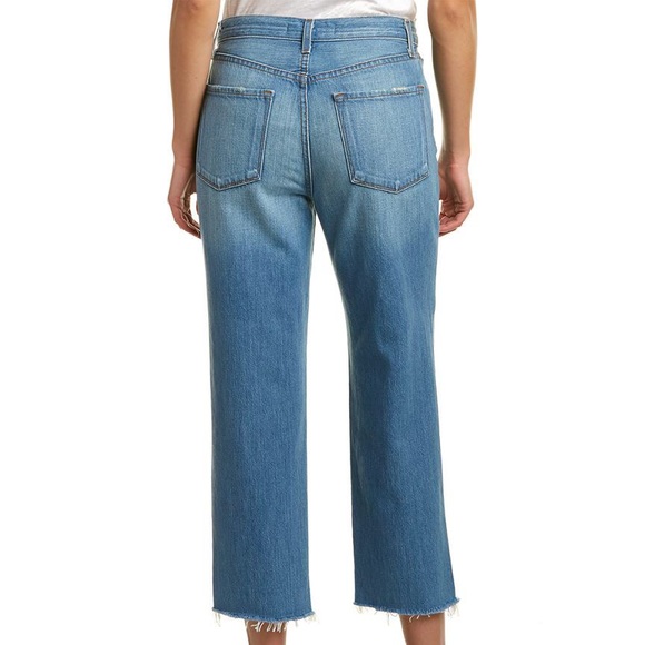 J BRAND Ivy High Rise Crop Blue Resurrect Jeans sz 28 - Picture 2 of 12